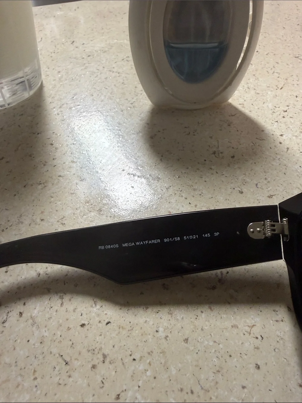 Ray-Ban Black Frame mega wayfarer sunglasses